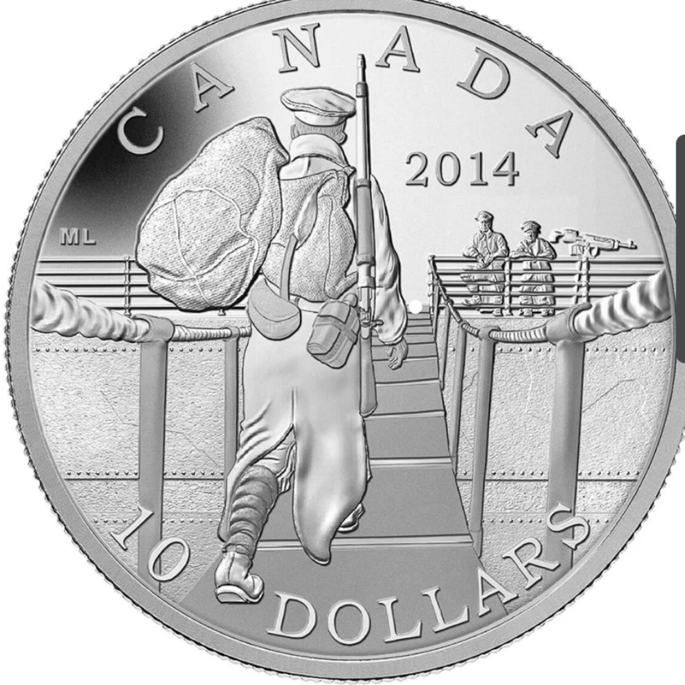 2014 RCM $10 The Mobilisation of Our Nation - Pure Silver Coin